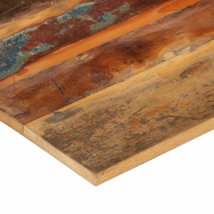 bordplade 60x60 cm 15-16 mm firkantet massivt genbrugstræ