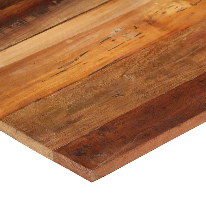 bordplade 60x70 cm 15-16 mm rektangulær massivt genbrugstræ