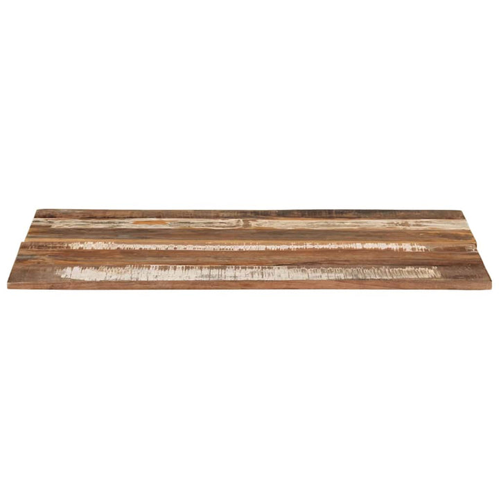 bordplade 60x80 cm 15-16 mm rektangulær massivt genbrugstræ