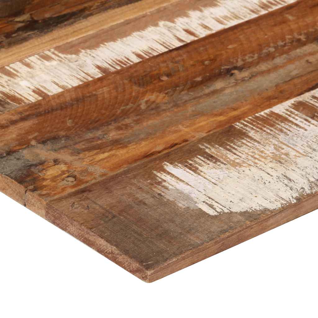 bordplade 60x80 cm 15-16 mm rektangulær massivt genbrugstræ