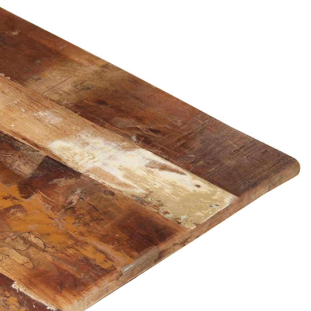 bordplade 60x120 cm 15-16 mm rektangulær massivt genbrugstræ