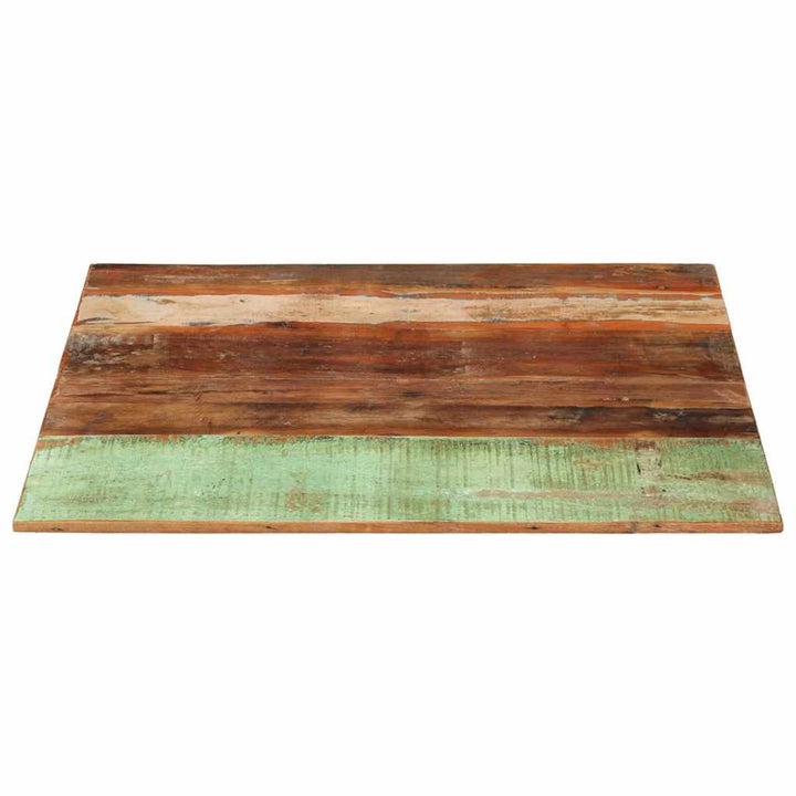 bordplade 80x80 cm 15-16 mm firkantet massivt genbrugstræ