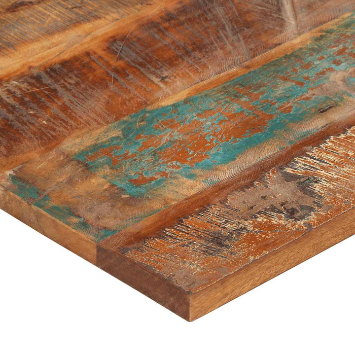 bordplade 60x60 cm 25-27 mm firkantet massivt genbrugstræ