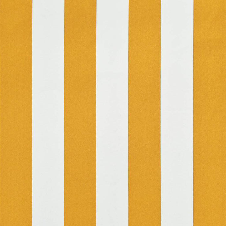 foldemarkise 100x150 cm gul og hvid