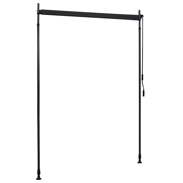 udendørs rullegardin 150x270 cm antracitgrå