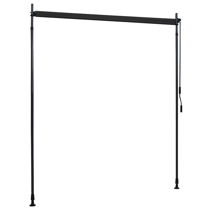 udendørs rullegardin 200x270 cm antracitgrå
