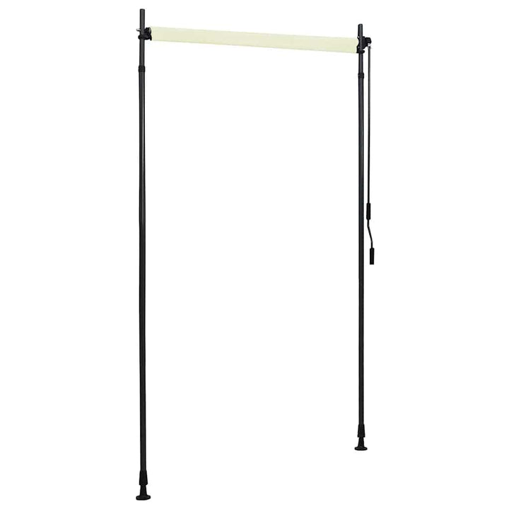 udendørs rullegardin 120x270 cm cremefarvet