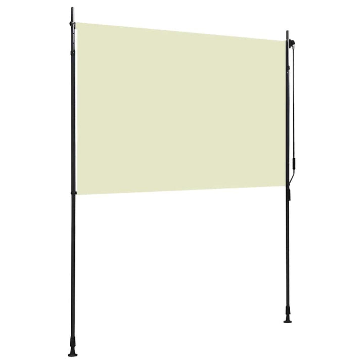 udendørs rullegardin 200x270 cm cremefarvet