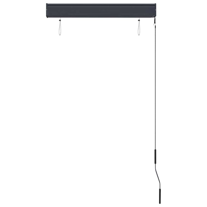 udendørs rullegardin 80x250 cm gul og blå