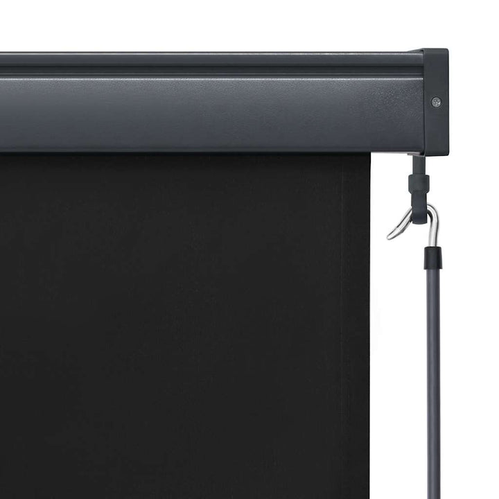 udendørs rullegardin 80x250 cm antracitgrå