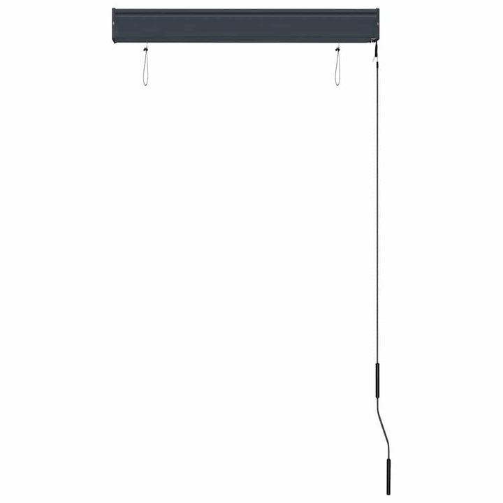 udendørs rullegardin 80x250 cm cremefarvet