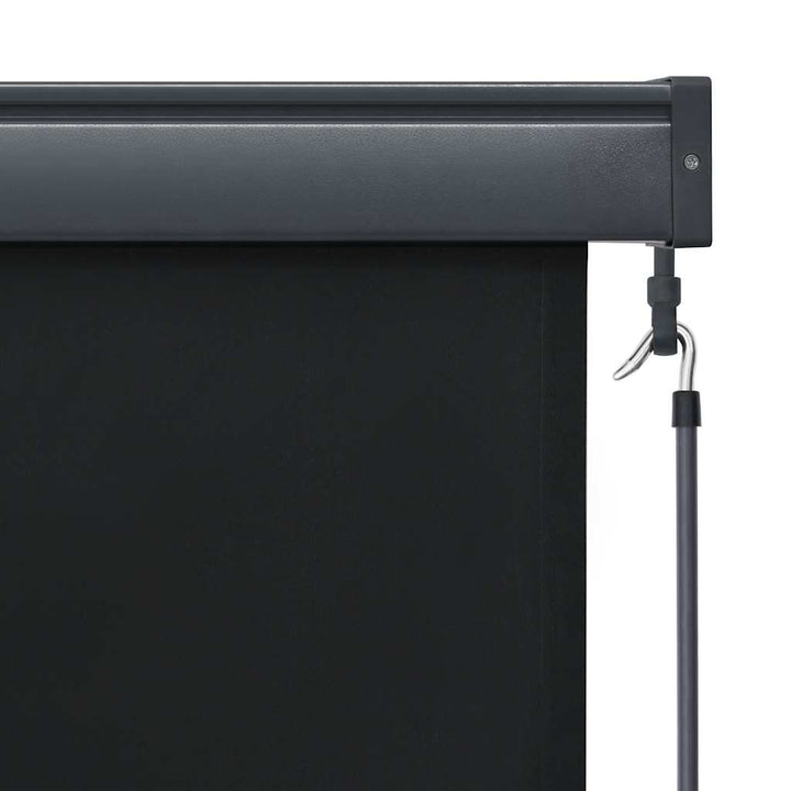 udendørs rullegardin 100x250 cm antracitgrå