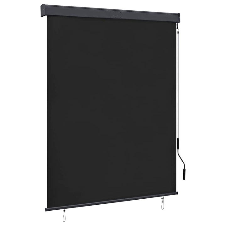 udendørs rullegardin 140x250 cm antracitgrå