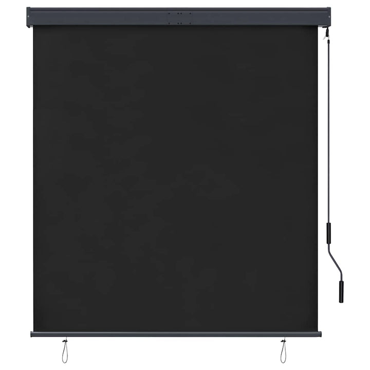 udendørs rullegardin 140x250 cm antracitgrå