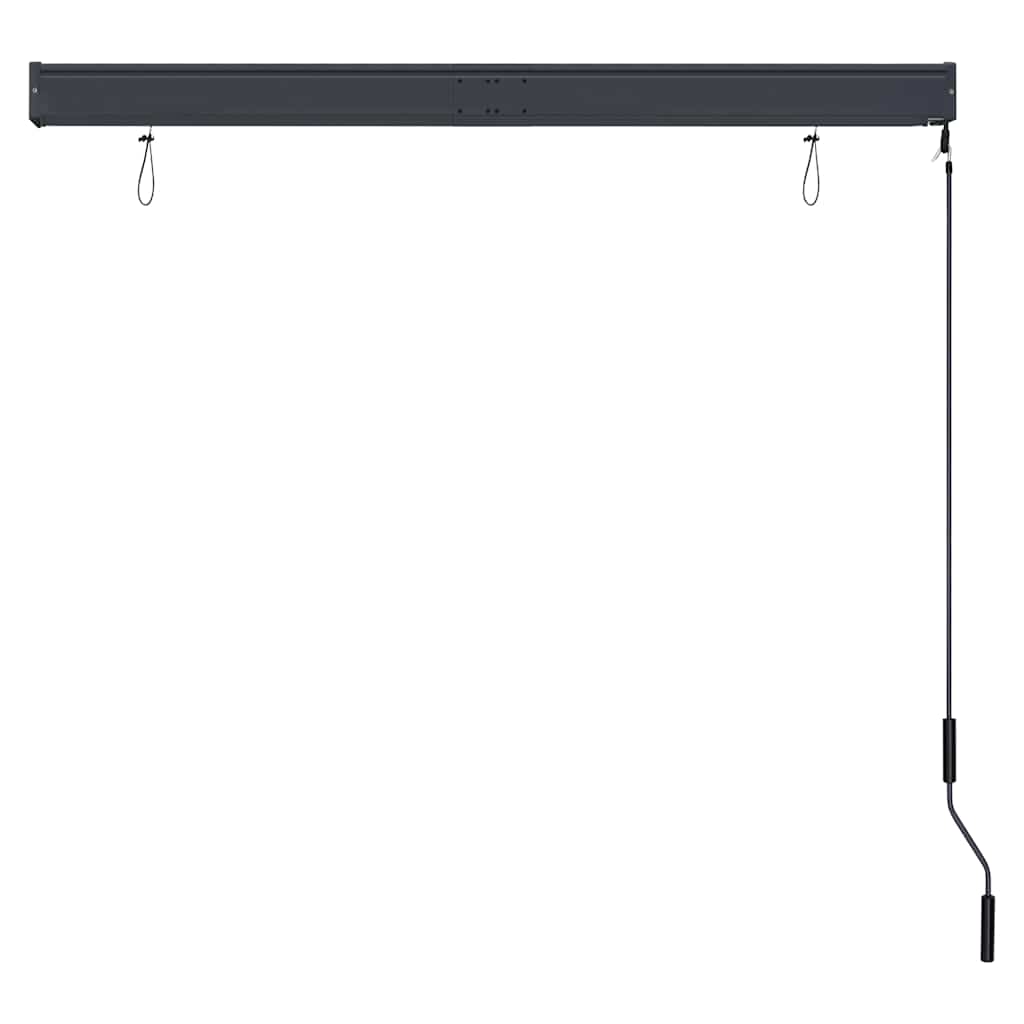 udendørs rullegardin 140x250 cm cremefarvet
