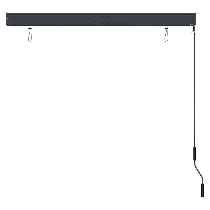 udendørs rullegardin 140x250 cm cremefarvet