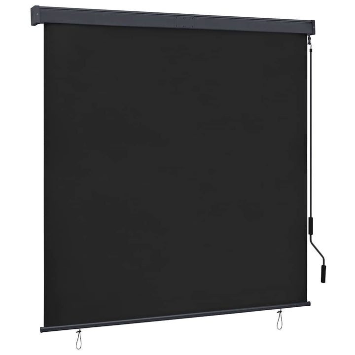 udendørs rullegardin 160x250 cm antracitgrå