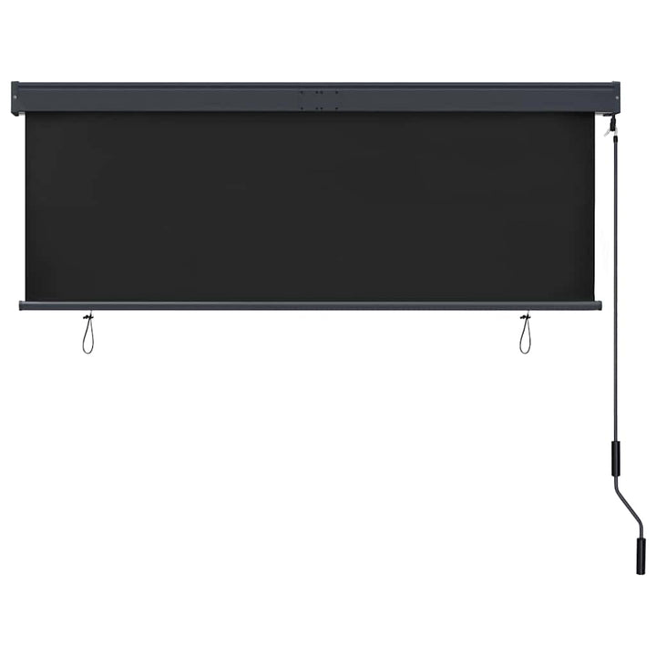 udendørs rullegardin 160x250 cm antracitgrå