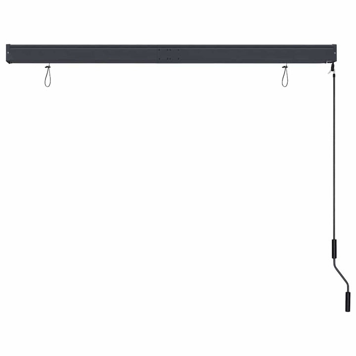 udendørs rullegardin 160x250 cm cremefarvet