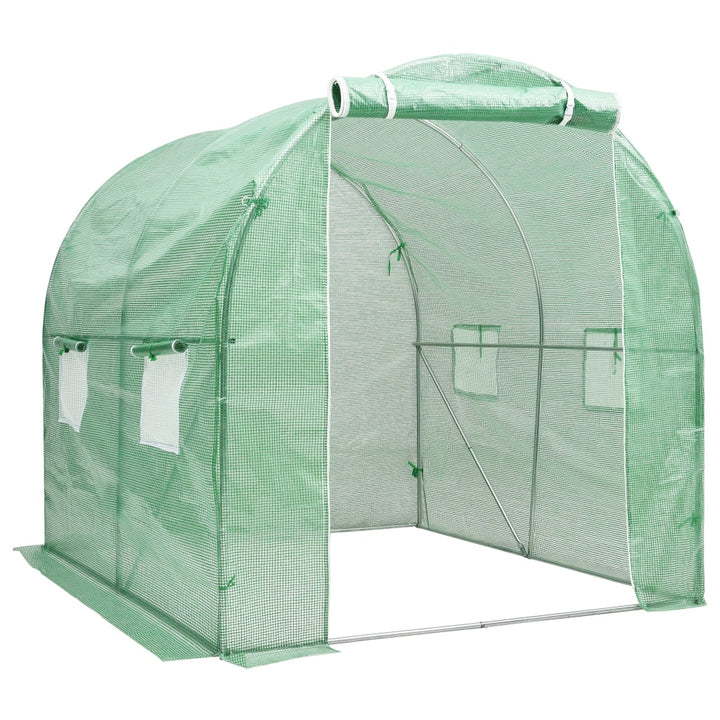drivhus 4 m² 2x2x2 m