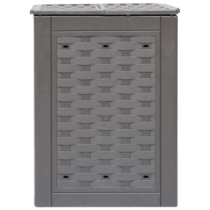 kompostbeholdere 3 stk. 60 x 60 x 83 cm 900 l brun