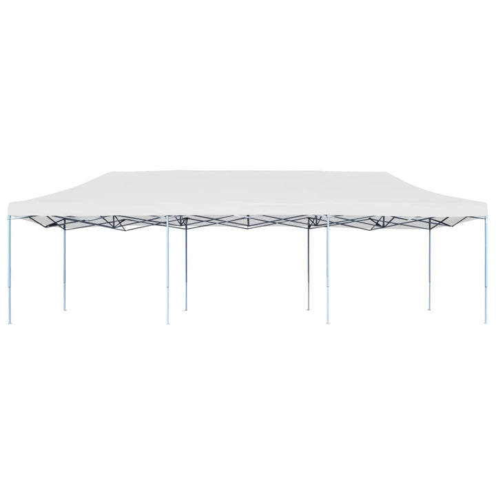 foldbart pop-op-festtelt 3 x 9 m hvid