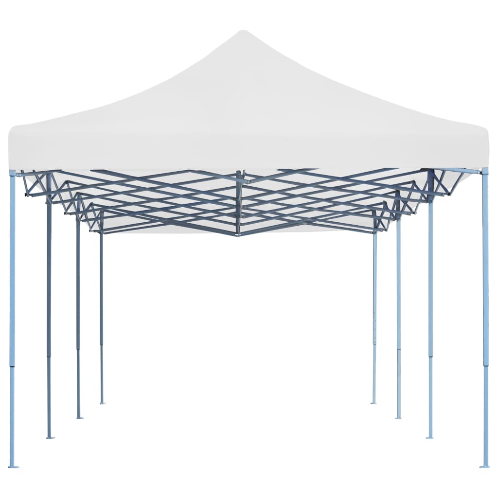 foldbart pop-op-festtelt 3 x 9 m hvid