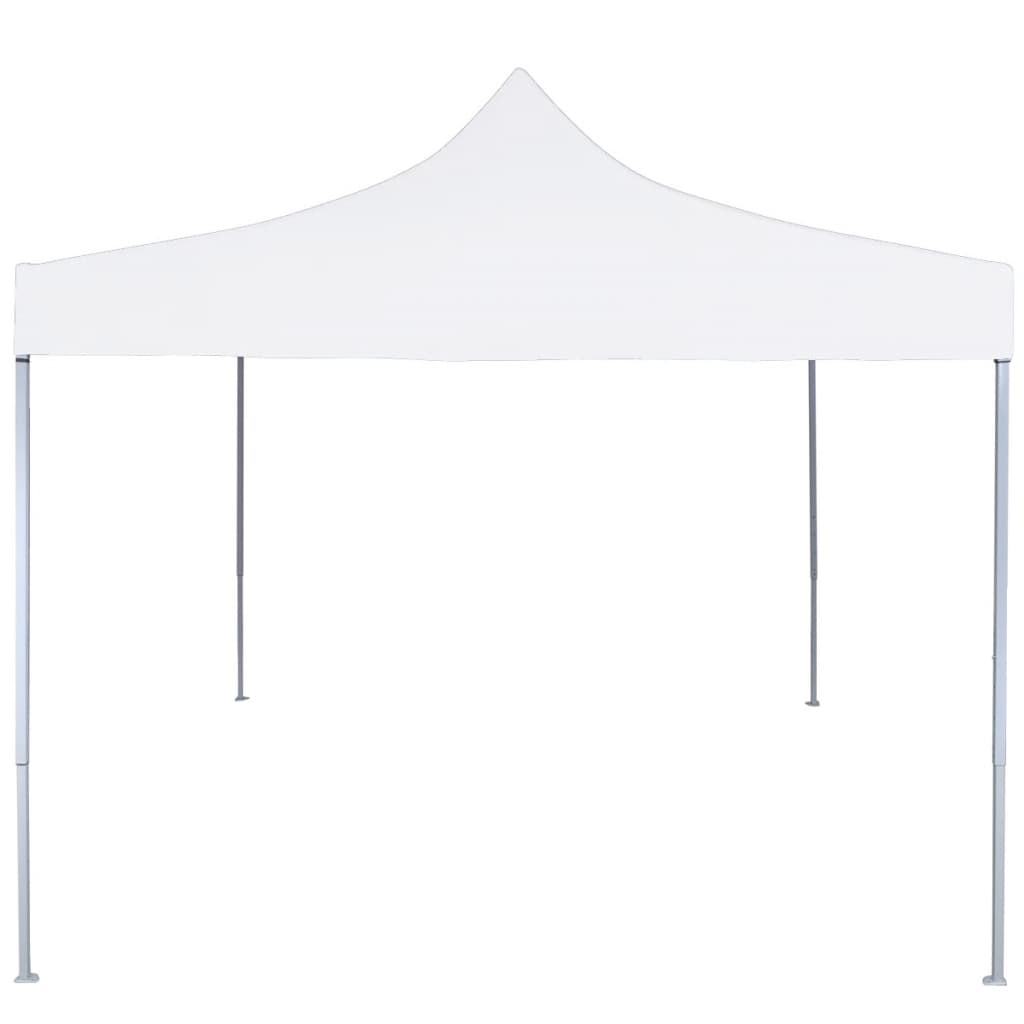 foldbart festtelt 2x2 m stål hvid