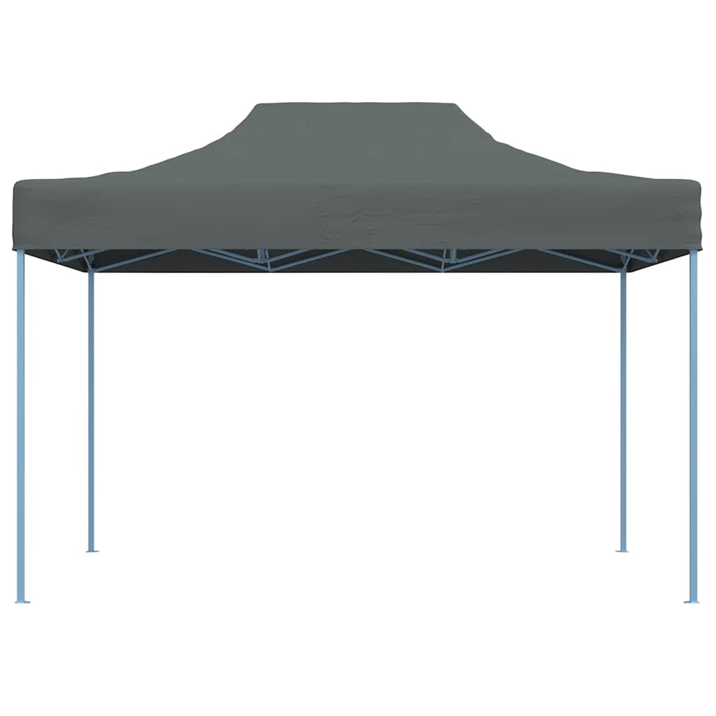 Festtelte 17 pcs Antracithvid med blå ramme Oxford stof