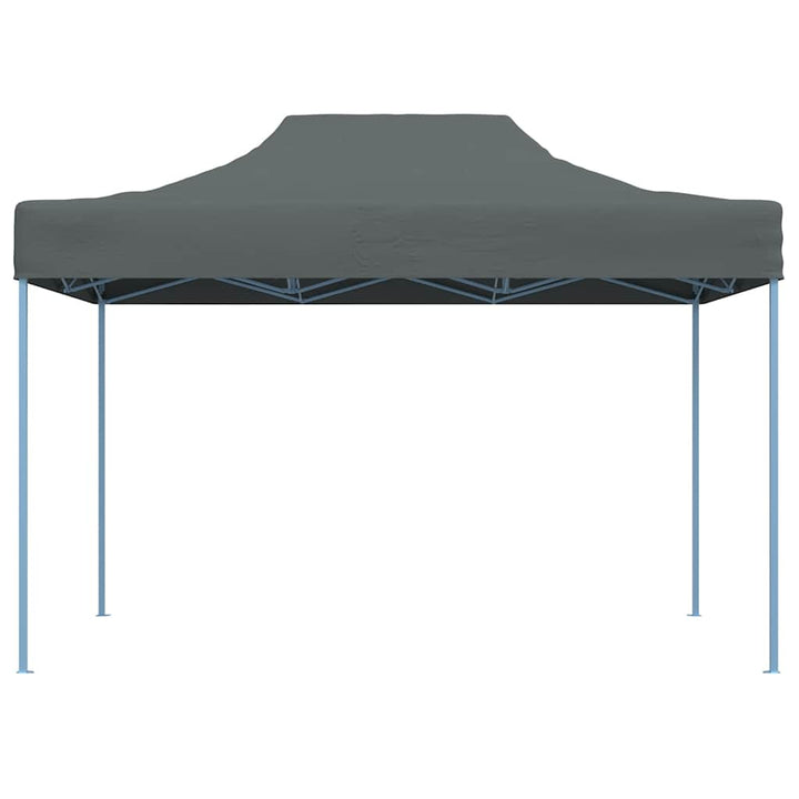 Festtelte 17 pcs Antracithvid med blå ramme Oxford stof