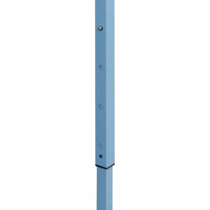 foldbart festtelt med 4 sidevægge 280x410x315 cm stål hvid