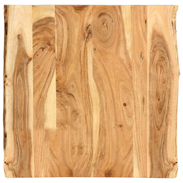 bordplade 58x(50-60)x2,5 cm massivt akacietræ