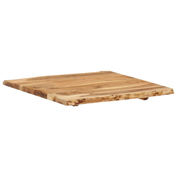 bordplade 58x(50-60)x2,5 cm massivt akacietræ