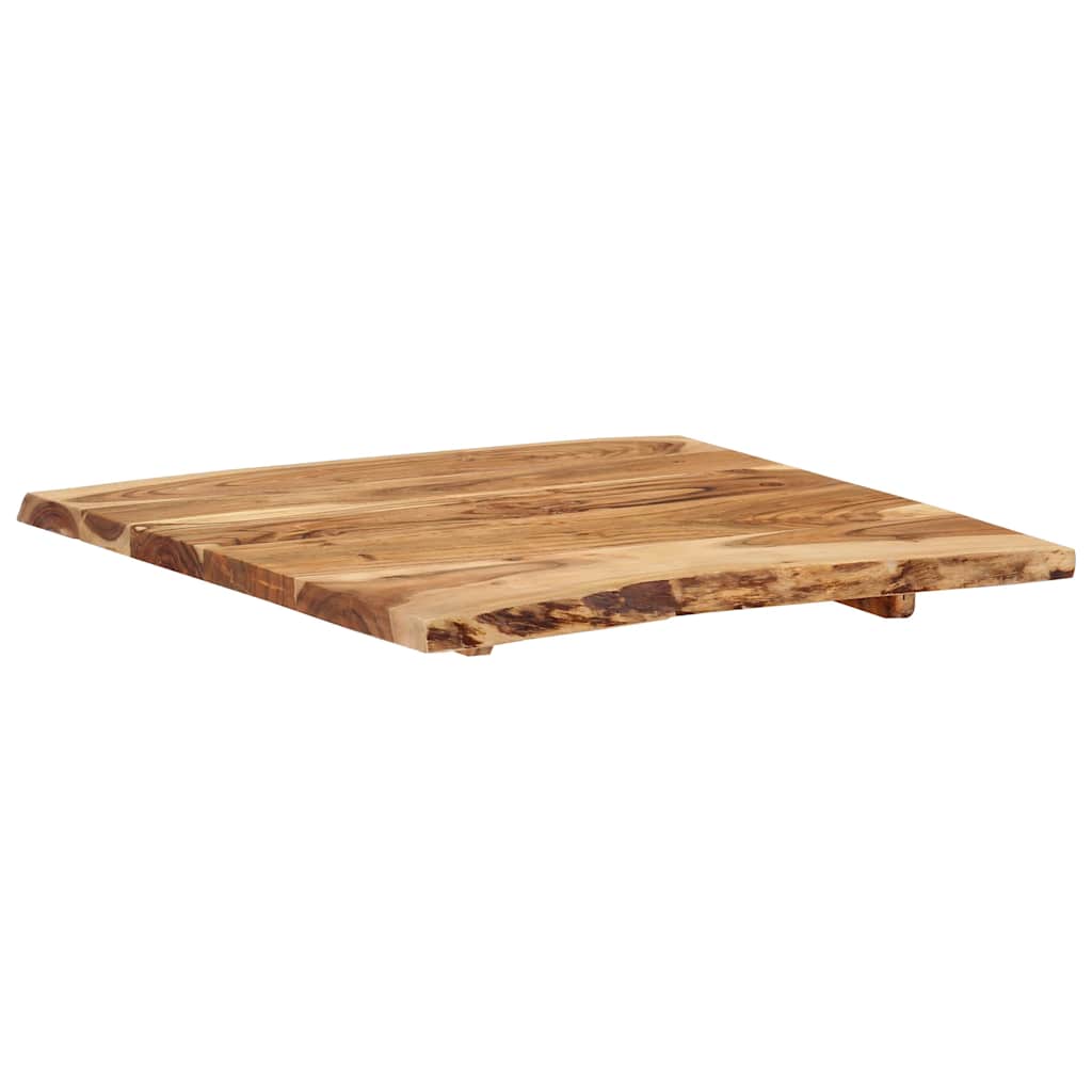 bordplade 58x(50-60)x2,5 cm massivt akacietræ