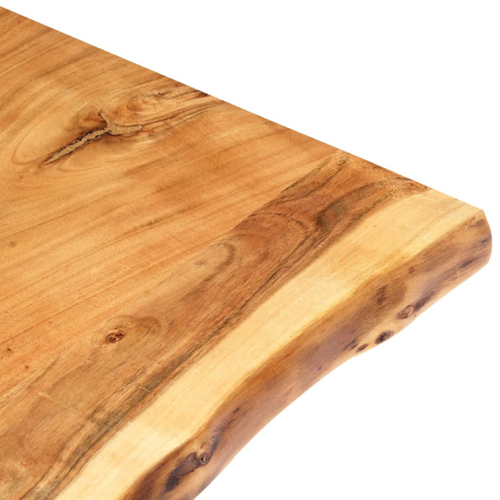 bordplade 80x(50-60)x2,5 cm massivt akacietræ