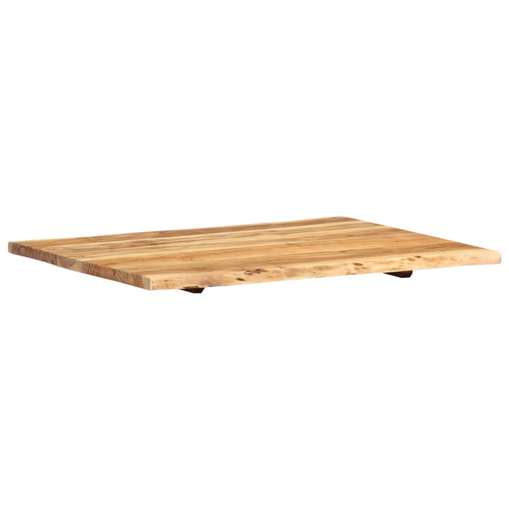 bordplade 80x(50-60)x2,5 cm massivt akacietræ