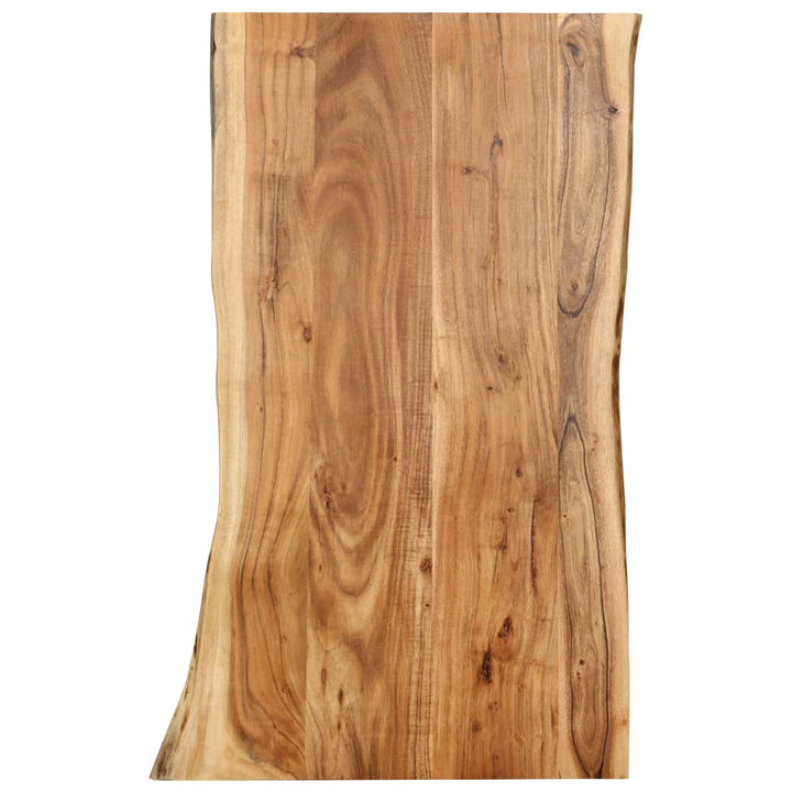 bordplade 100x(50-60)x2,5 cm massivt akacietræ