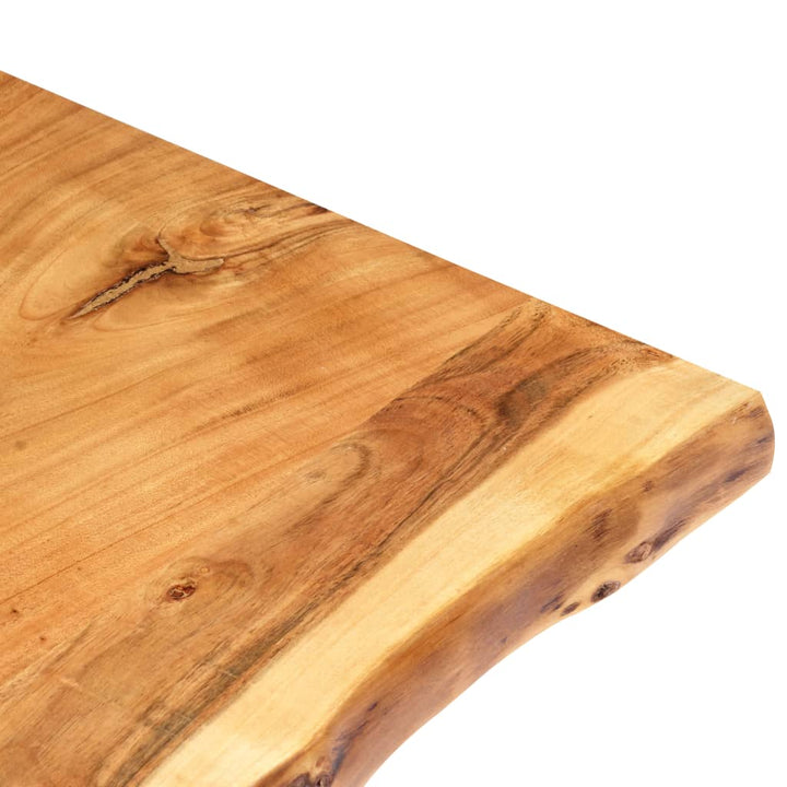 bordplade 100x(50-60)x2,5 cm massivt akacietræ