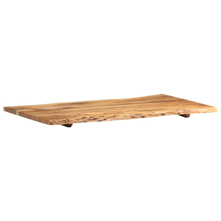 bordplade 100x(50-60)x2,5 cm massivt akacietræ