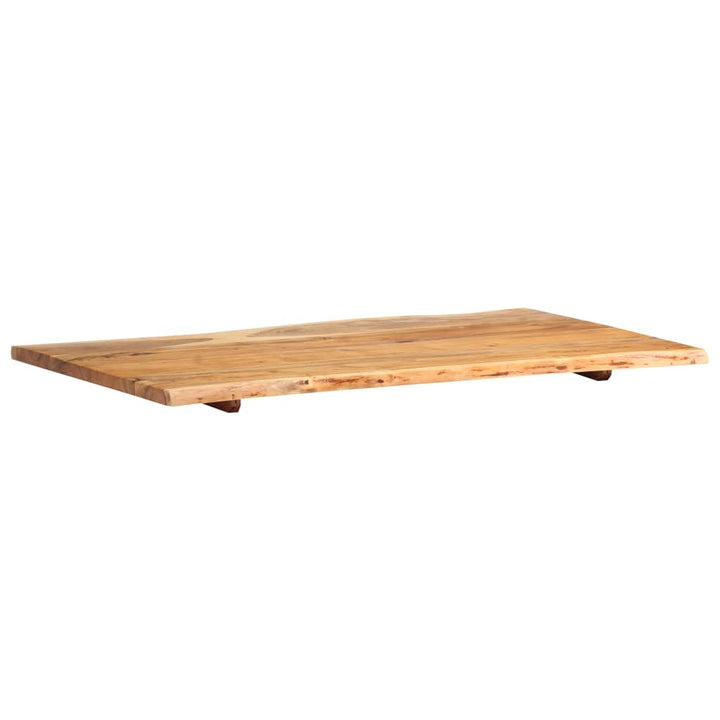 bordplade 100x(50-60)x2,5 cm massivt akacietræ