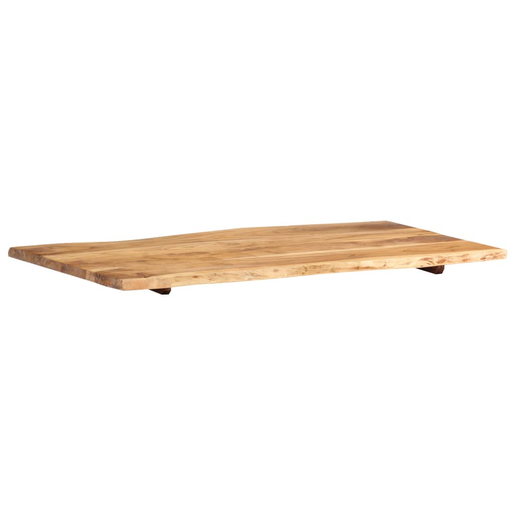 bordplade 100x(50-60)x2,5 cm massivt akacietræ