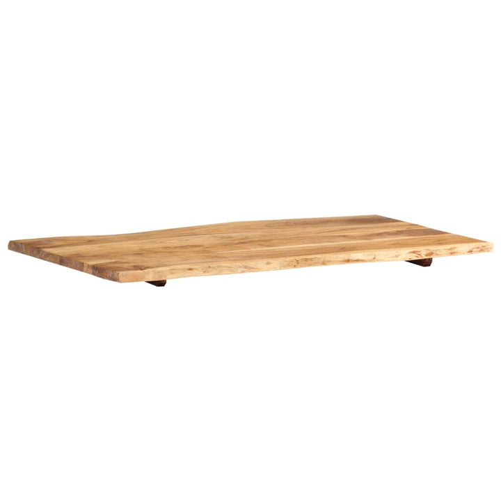 bordplade 100x(50-60)x2,5 cm massivt akacietræ