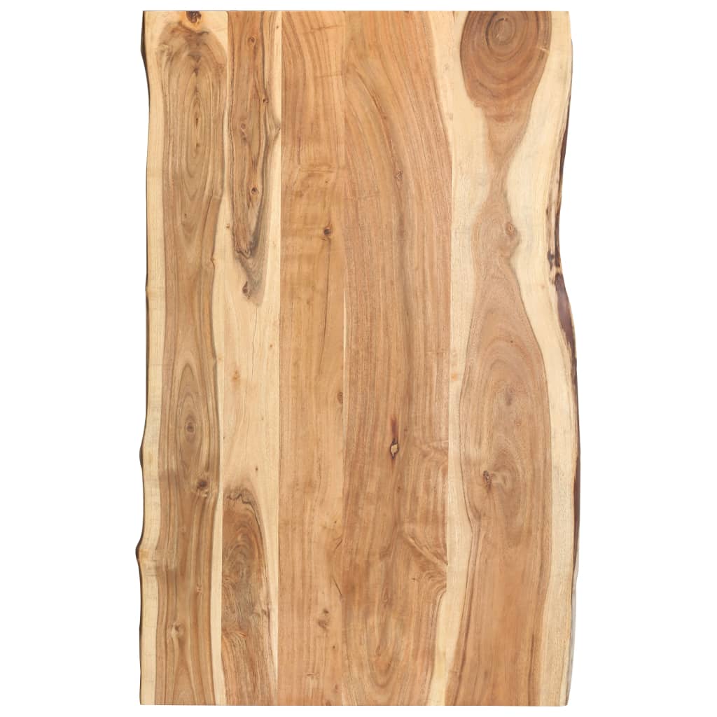 bordplade 100x(50-60)x3,8 cm massivt akacietræ