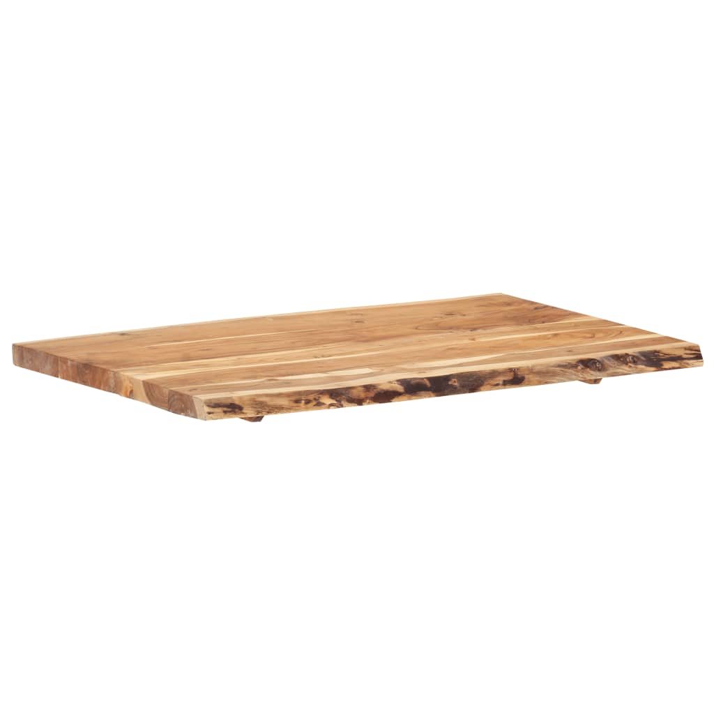 bordplade 100x(50-60)x3,8 cm massivt akacietræ