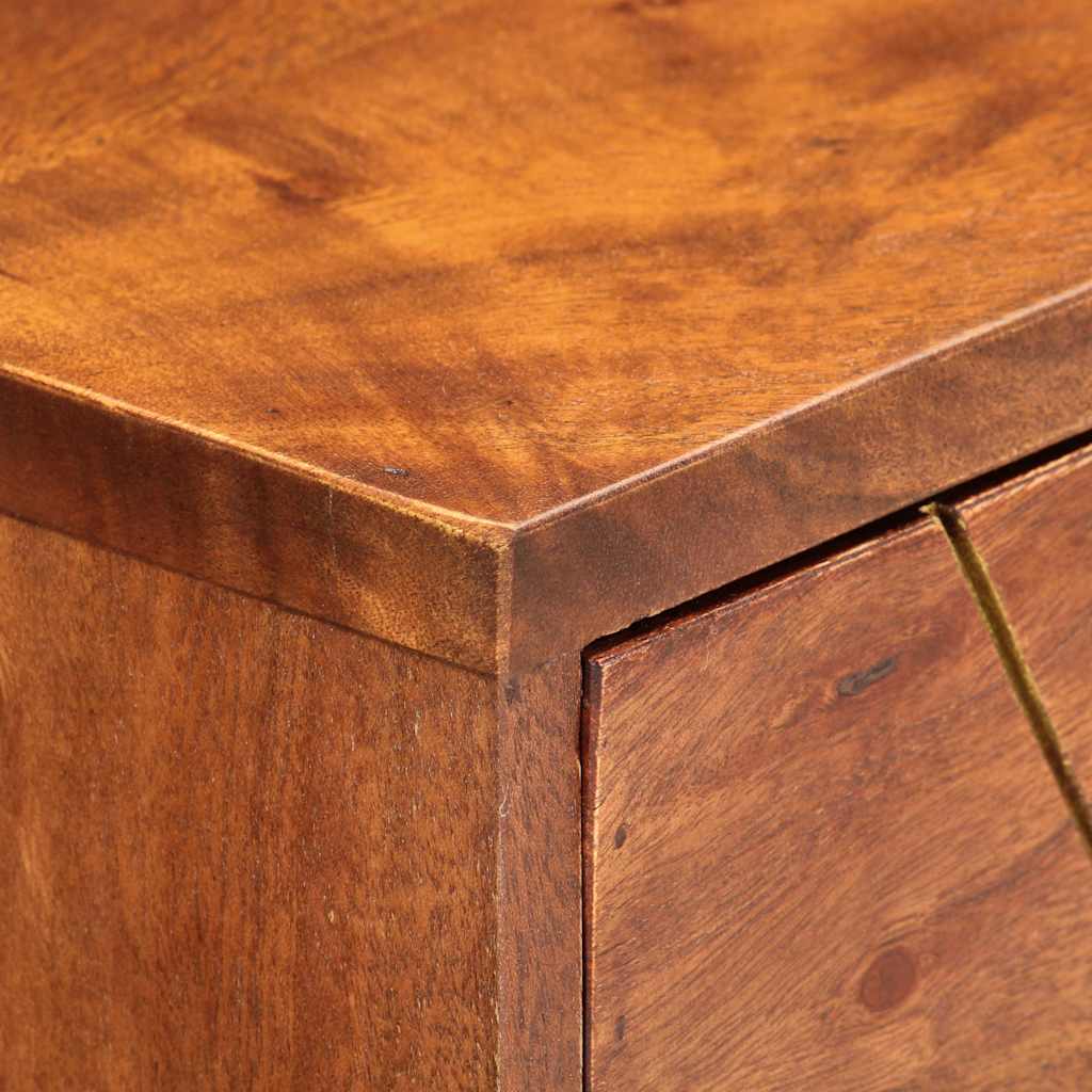 konsolbord 90 x 35 x 76 cm massivt akacietræ