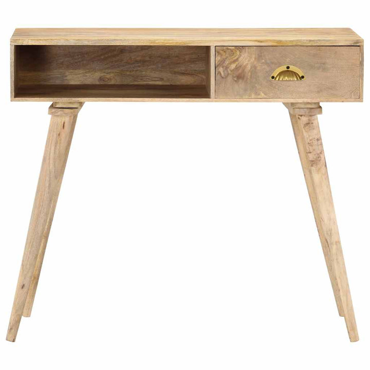 konsolbord 90x45x75 cm massivt mangotræ