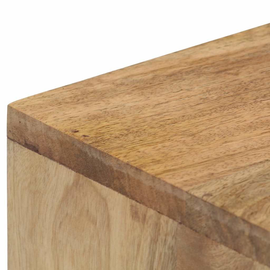 konsolbord 90x45x75 cm massivt mangotræ