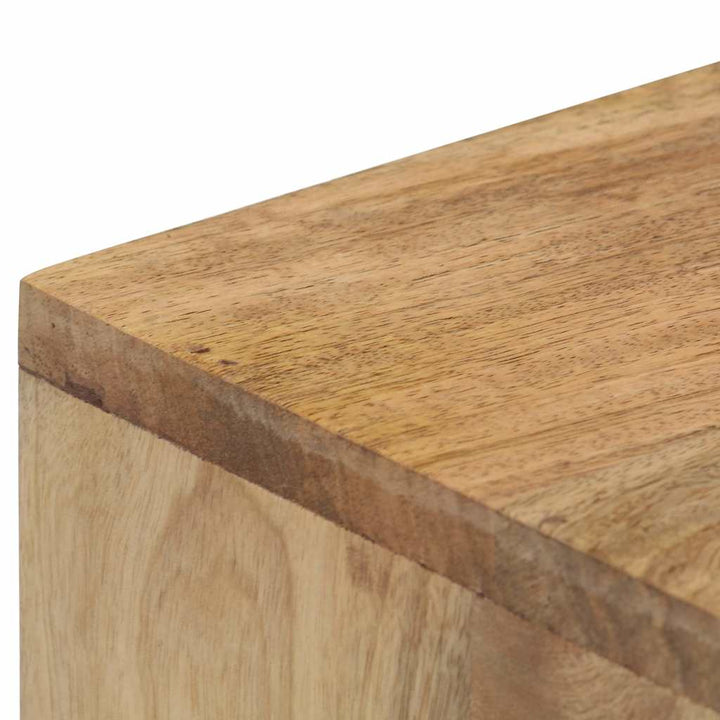 konsolbord 90x45x75 cm massivt mangotræ