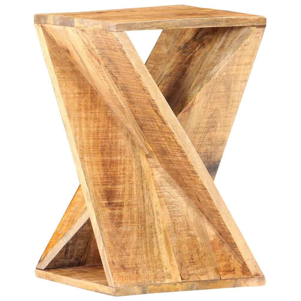 sidebord 35x35x55 cm massivt mangotræ