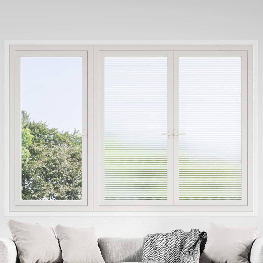 vinduesfolie 0,9x50 m stribet PVC matteret